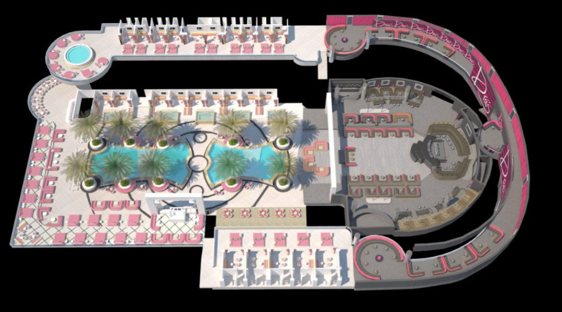 Drai's Nightclub Map