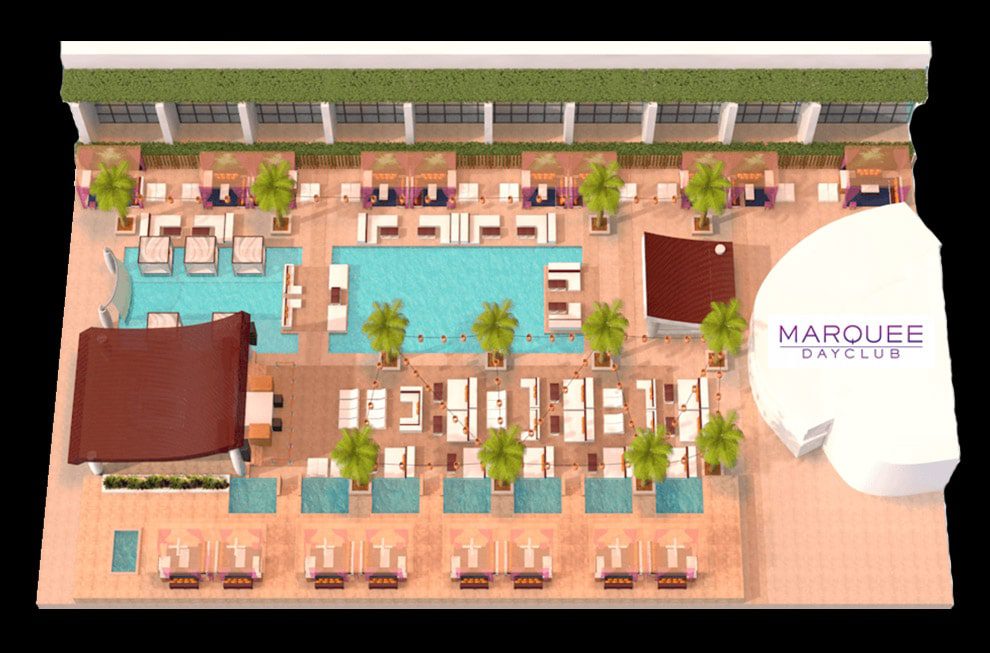 Marquee Dayclub Table